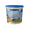 Ronseal 5 Litre Slate Grey Fence Life Plus Paint