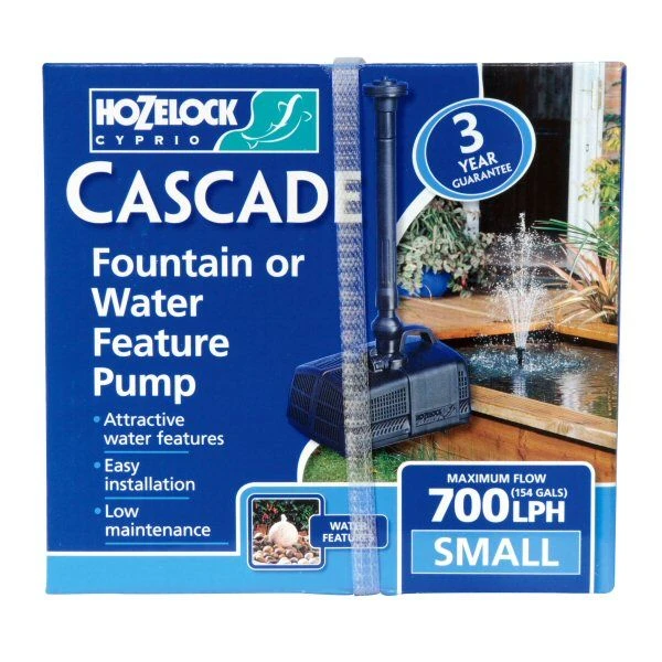Hozelock Cascade 700 Fountain & Waterfall Pump - 3352 1 Hozelock Cascade 700 Fountain & Waterfall Pump - 3352