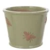 Woodlodge 31cm Glazed Green Bee Pot