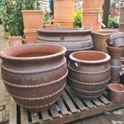 Woodlodge 70cm Kilburn Natural Clay Glazed Pot -Garden Care Store 5021346484649 3