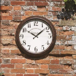 Outside In 23" Cheltenham Wall Clock 5 Outside In 23" Cheltenham Wall Clock -Garden Care Store 5050642006286 2
