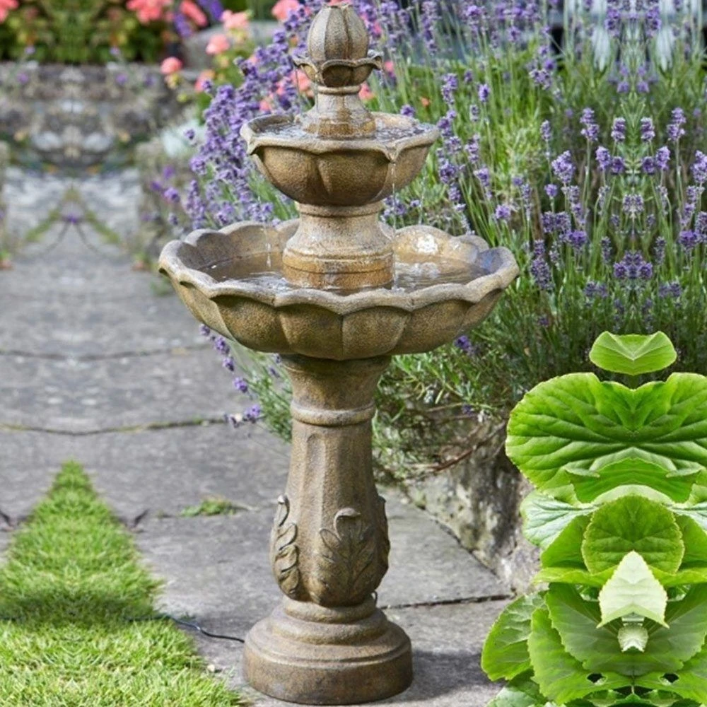 Smart Solar 98cm 3-Tier Kingsbury Solar Water Feature 2 Smart Solar 98cm 3-Tier Kingsbury Solar Water Feature - Image 2