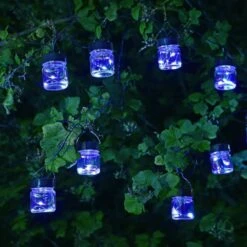 Smart Solar 10 Firefly LED Opal Jar String Lights 6 Smart Solar 10 Firefly LED Opal Jar String Lights -Garden Care Store 5050642067638 3