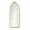 La Hacienda 153cm Large Arch Stone Effect Outdoor/Indoor Mirror
