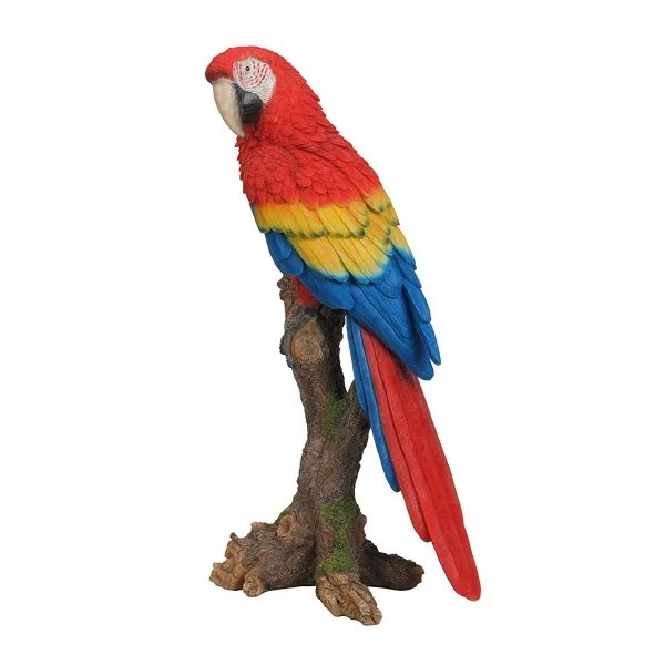 Vivid Arts 38cm Red Macaw Perched - XRL-MCW5-B 1 Vivid Arts 38cm Red Macaw Perched - XRL-MCW5-B