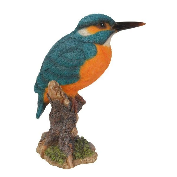 Vivid Arts 18cm Kingfisher On Stump - XRL-KFSH-F 1 Vivid Arts 18cm Kingfisher On Stump - XRL-KFSH-F