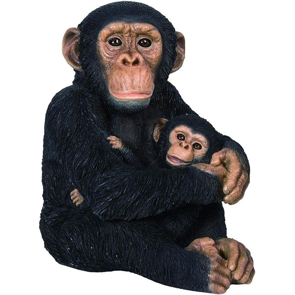 Vivid Arts 36cm Mother And Baby Chimp - XRL-CHM8-B 1 Vivid Arts 36cm Mother And Baby Chimp - XRL-CHM8-B