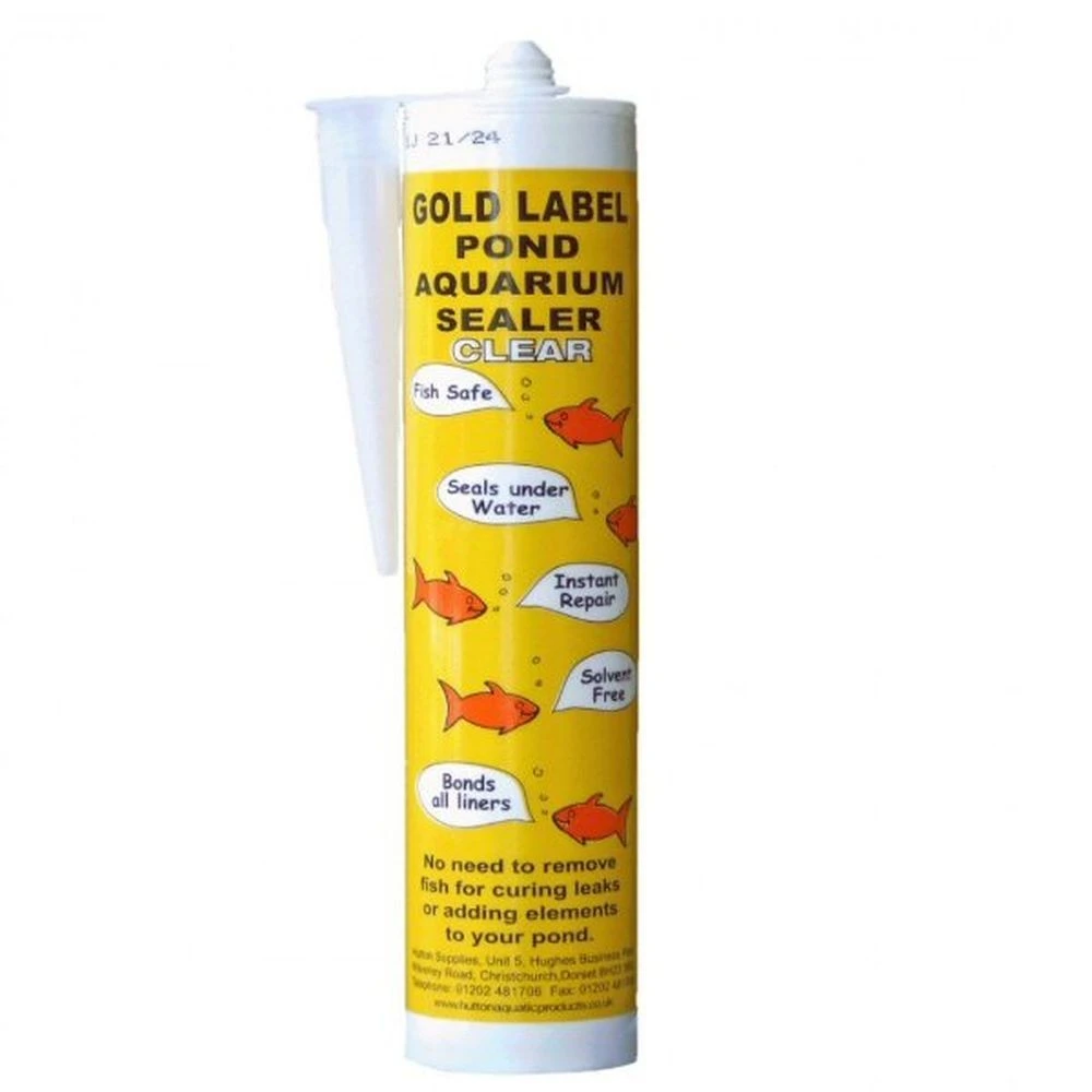 Gold Label 290ml Clear Underwater Pond Sealant 1 Gold Label 290ml Clear Underwater Pond Sealant