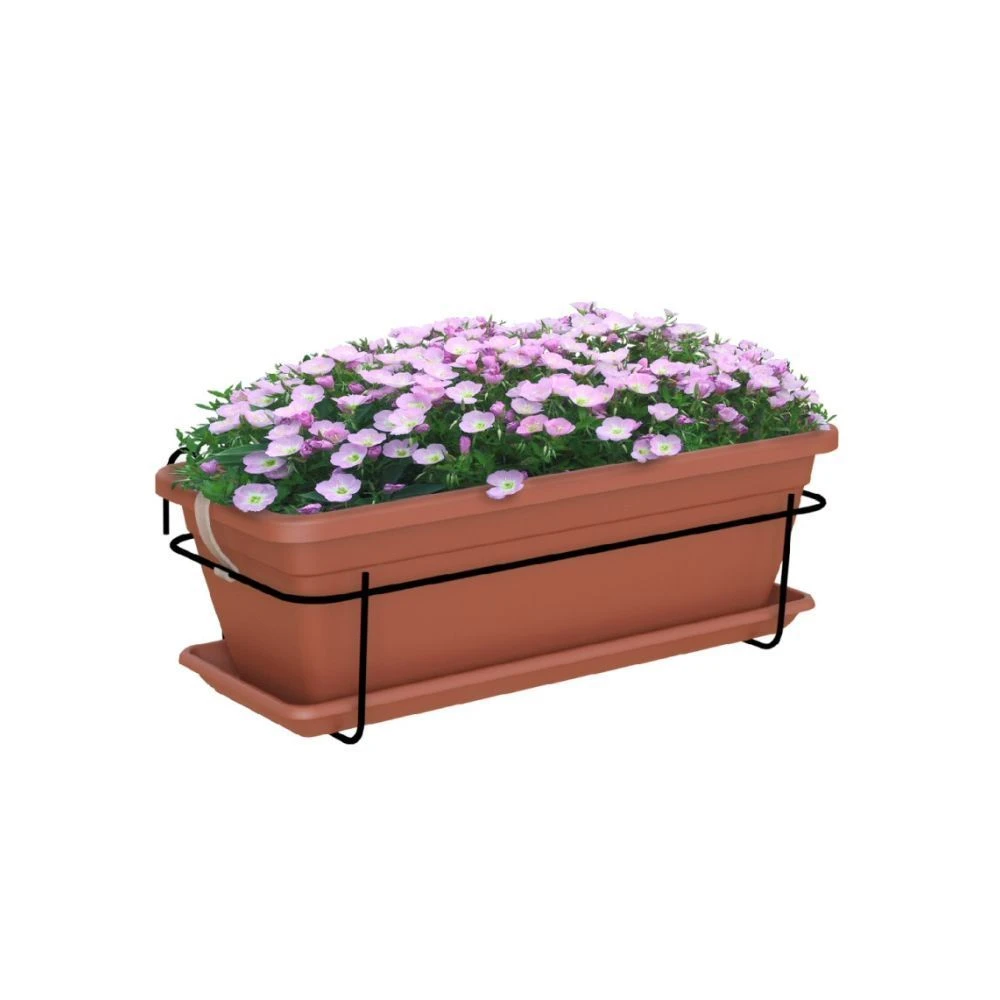 Artevasi 40cm Terracotta Venezia Plant Box Balcony Kit 2 Artevasi 40cm Terracotta Venezia Plant Box Balcony Kit - Image 2