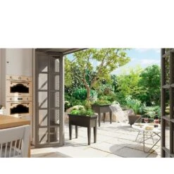 Artevasi 80cm Anthracite Venezia Grow Box Planter -Garden Care Store 5600442825183 3