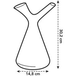 Elho 1.7 Litre Warm Grey Plunge Watering Can -Garden Care Store 8711904302726 3